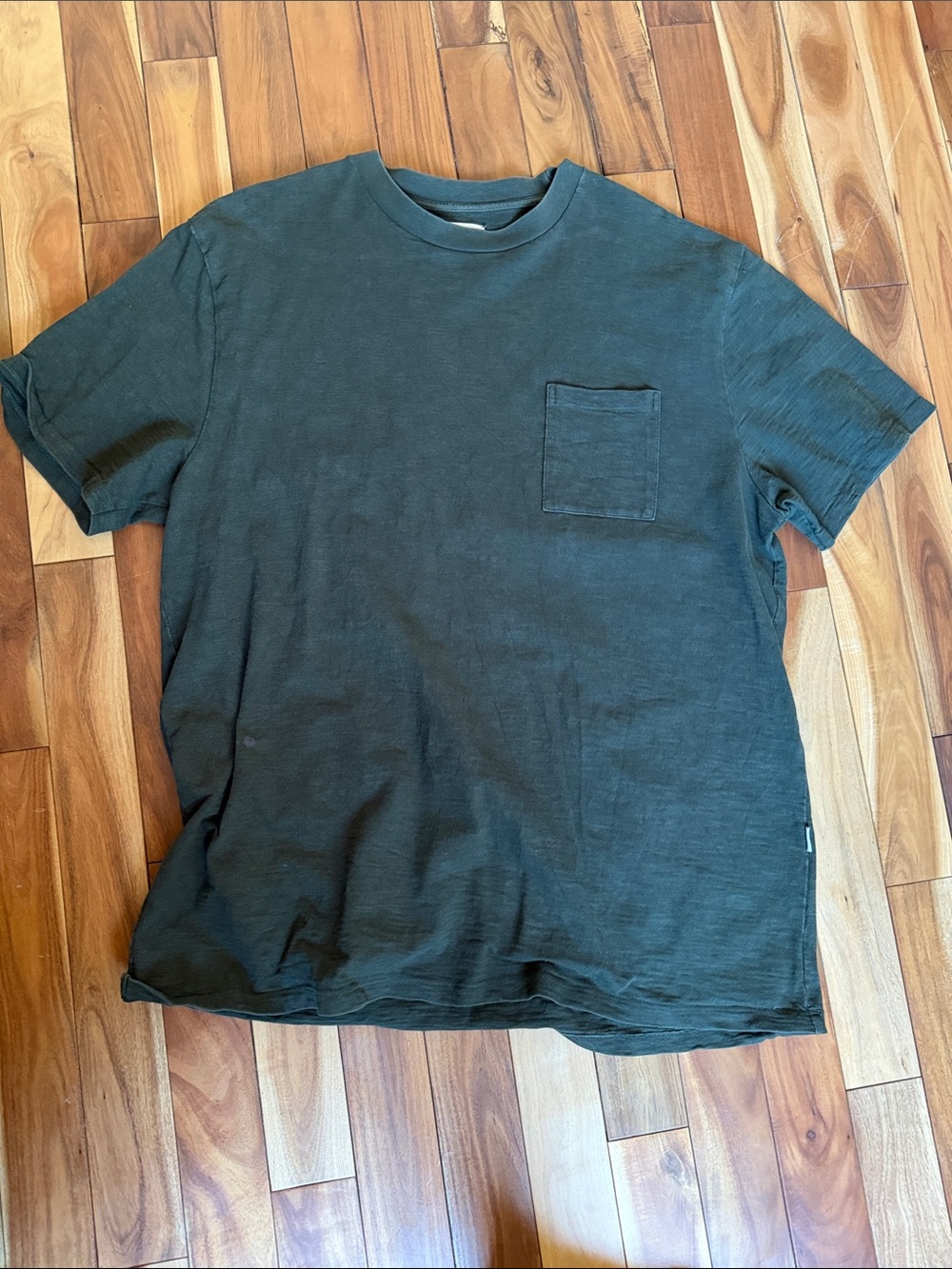 Aime Leon Dore Short Sleeve Pocket Tee in Forest Green